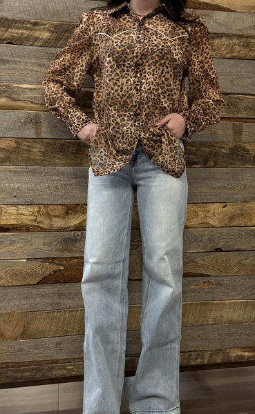 The Mary Lou Wide Leg Hem Jeans