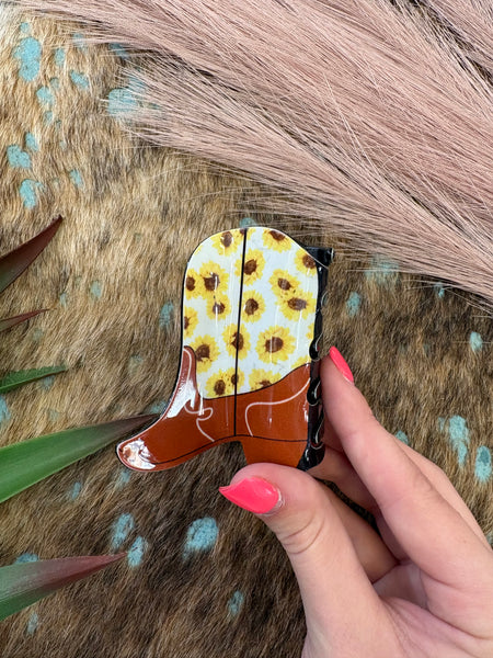 The Sunflower Boot Clip