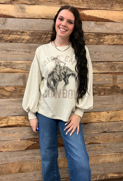 The Ride Em' Cowboy Vintage Sweatshirt