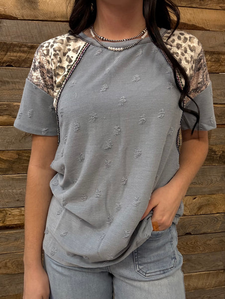 The Can't Wait For The Day Denim Top