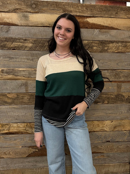 The Start This Today Green Top