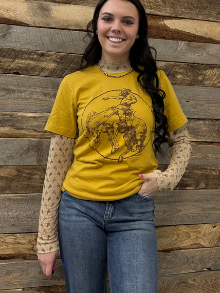 The Mustard Ride It Cowboy Tee