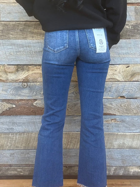 The Braylee High Rise Crop Straight Jeans