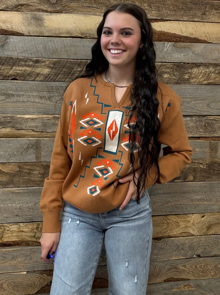 The Aztec Start Sweater
