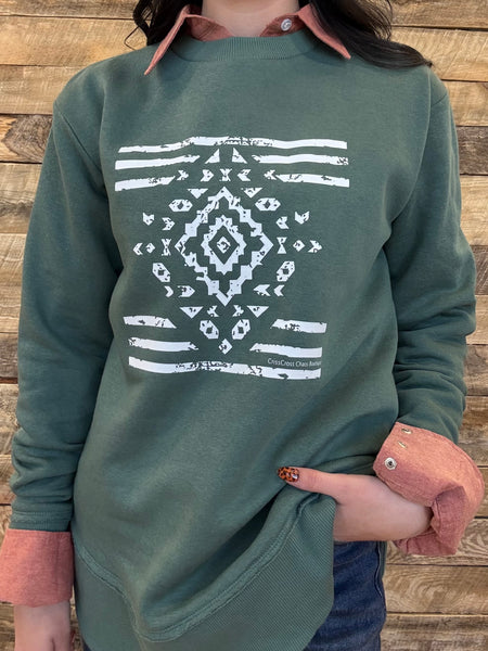The Aztec Basil Perfect Cut Sweatshirt