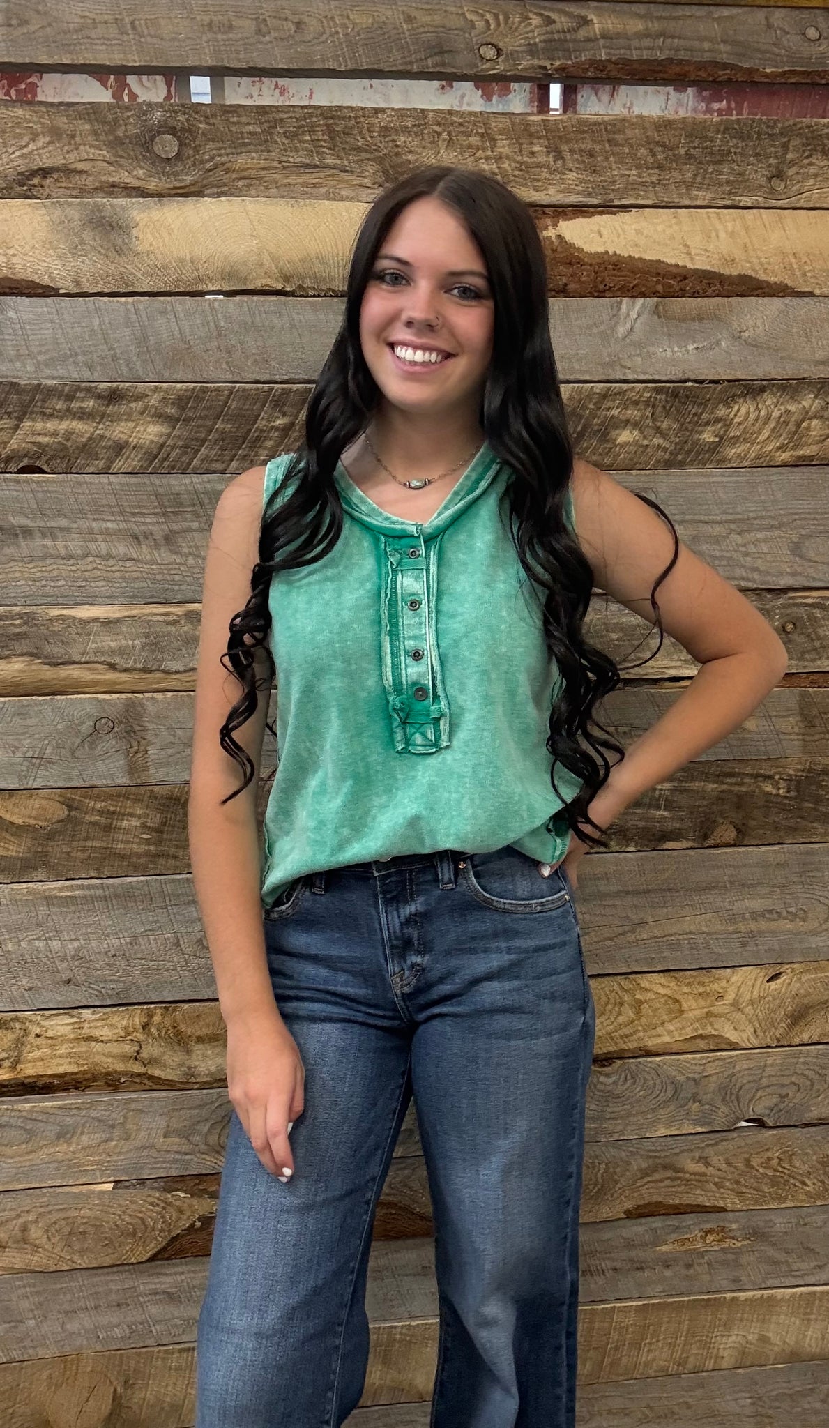 The Best Start Kelly Green Tank Top