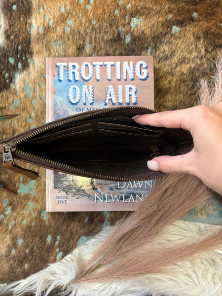 The Way There Croc Clutch Wallet