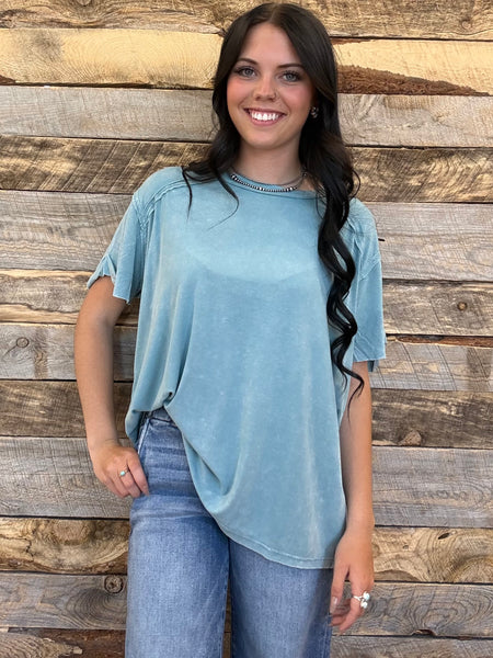The Way To Be Sky Blue Top