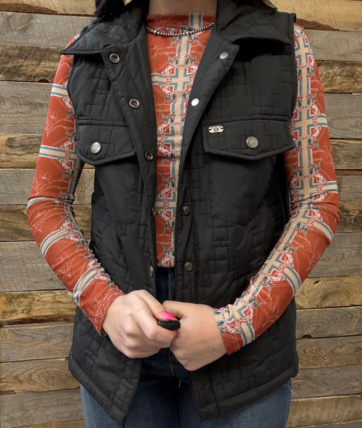The Make A Move Black Vest