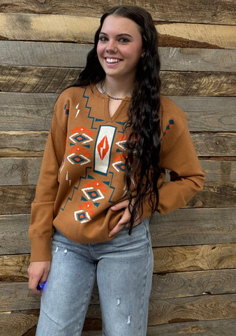 The Aztec Start Sweater