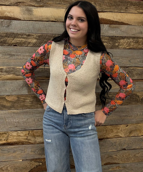 The Petal Punch Mesh Top