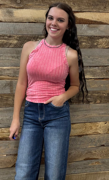 The Remember Those Fuchsia Tank Top