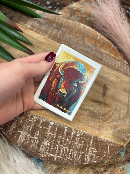 The Wyoming Buffalo Magnet