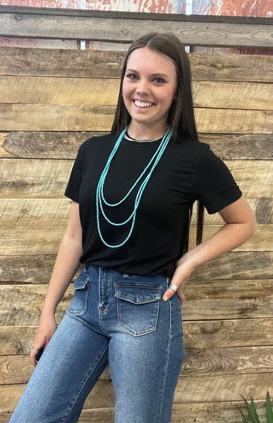 The Solid Choice Black Top