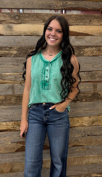 The Best Start Kelly Green Tank Top