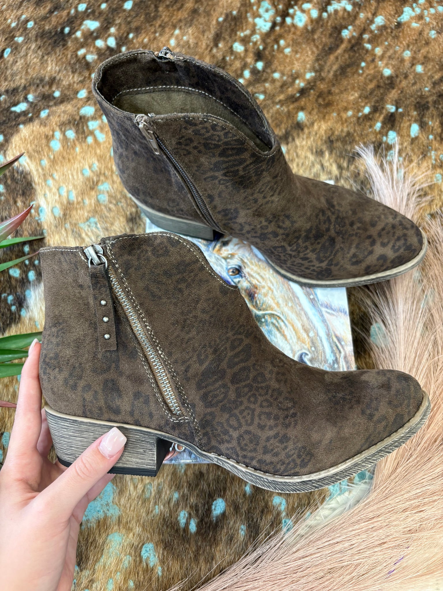 The Best Way Brown Bootie