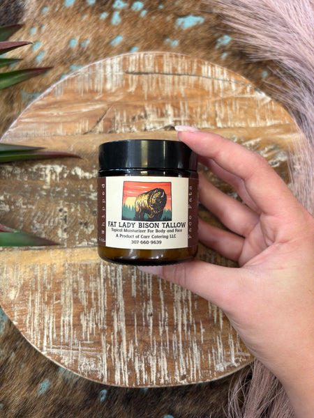 Sweet Tobacco and Teakwood Face Fats Premium Whipped Bison Tallow