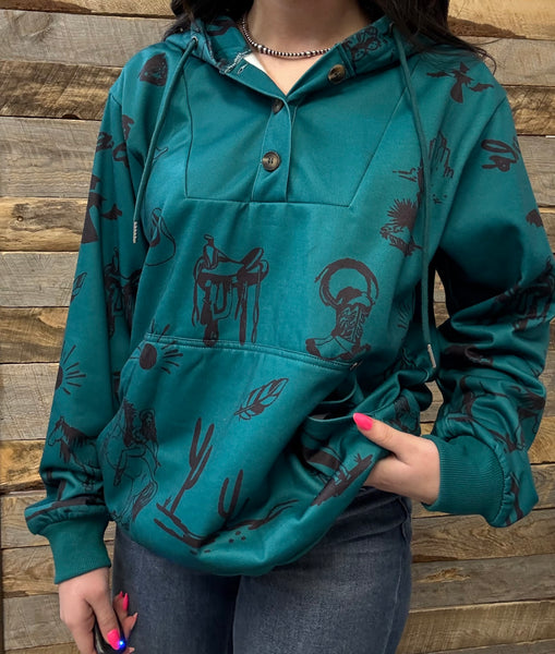 The Western Desert Hooded Sweatshirt