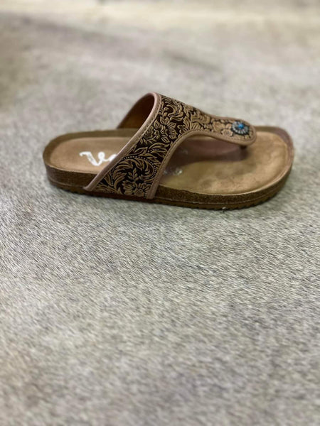 The Day Is Today Tan Sandals
