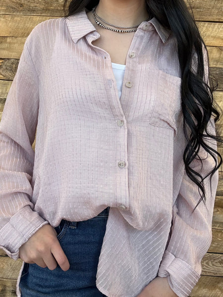 The My Way Light Lavender Top