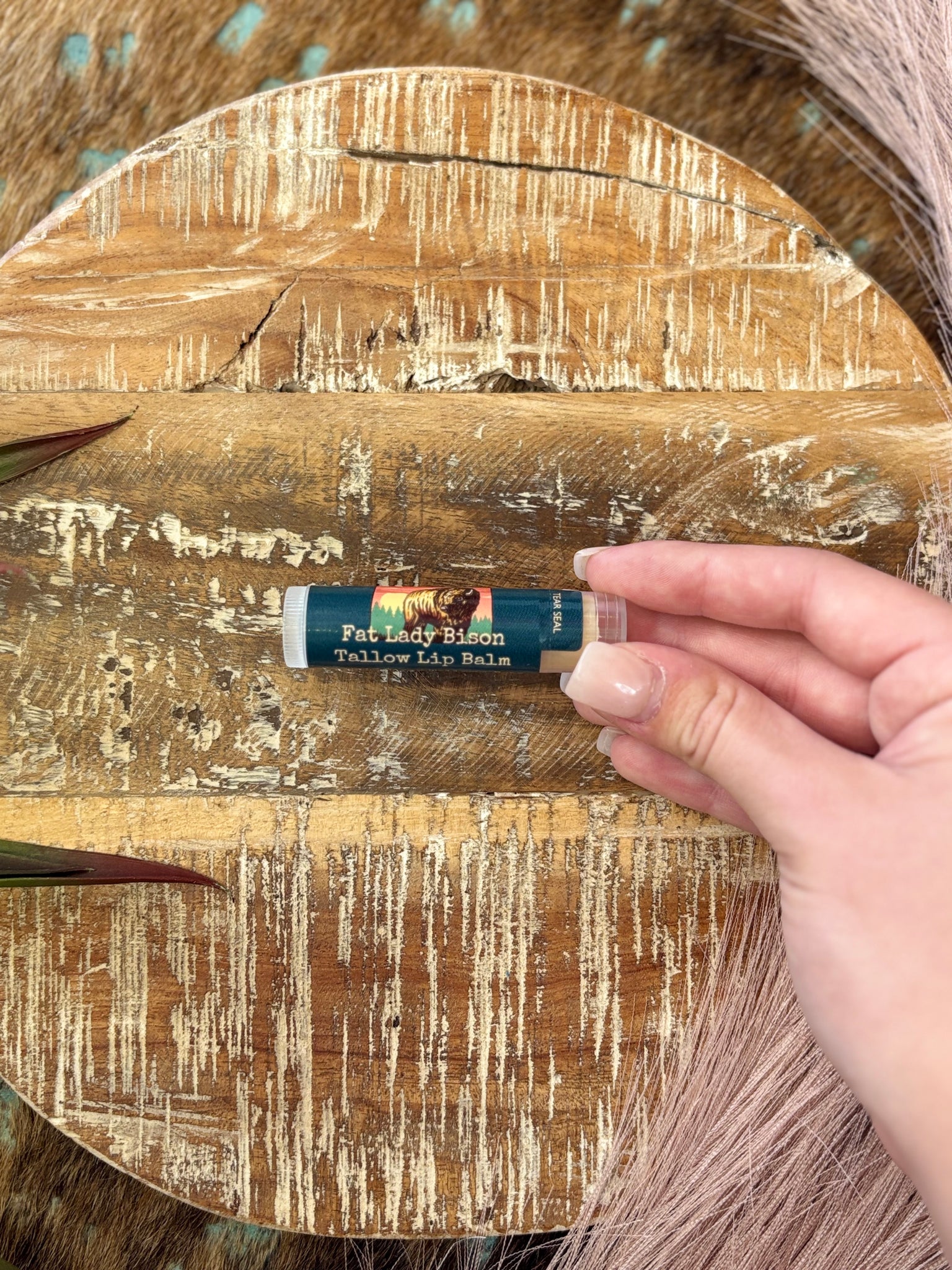 The Bison Tallow Lip Balm