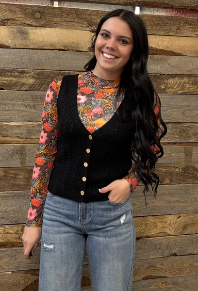 The Simple End Black Vest
