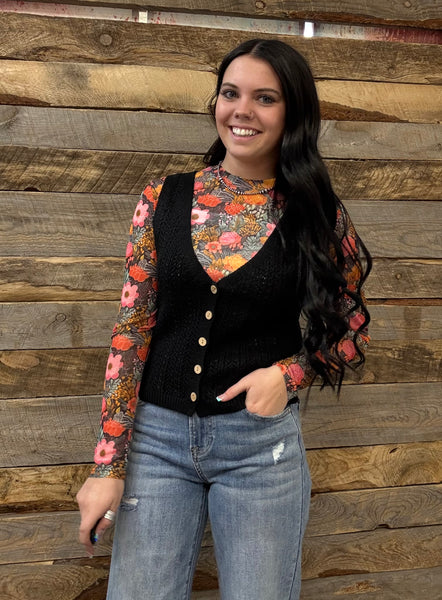 The Simple End Black Vest