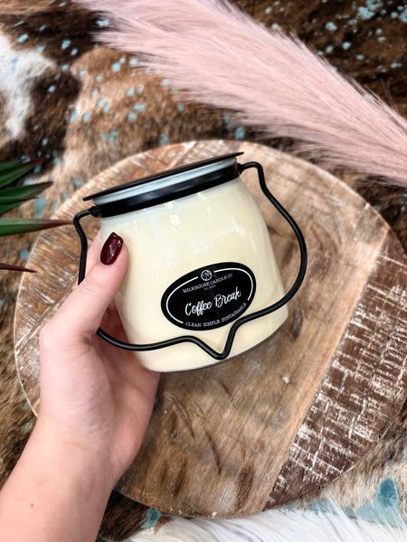 The Coffee Break Butter Jar Milkhouse Candle