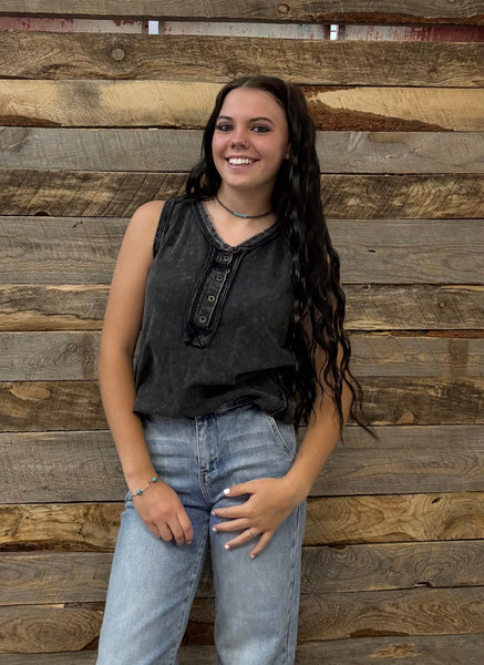 The Best Start Black Tank Top