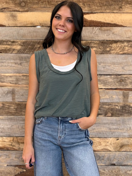 The New Way Ash Jade Tank Top