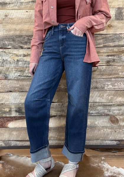 The Nellie Slouchy Crop Barrel Jean