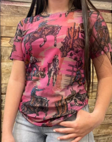 The Cowtown Couture Mesh Top