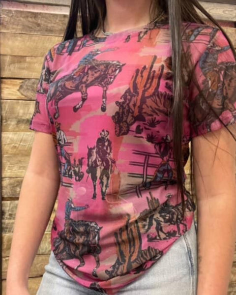 The Cowtown Couture Mesh Top