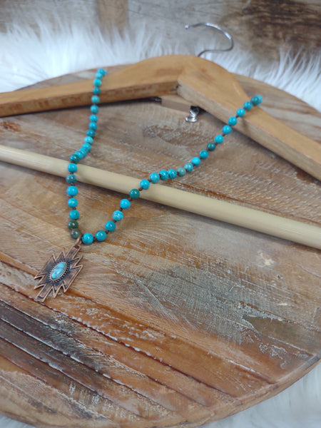 The What About Turquoise Necklace