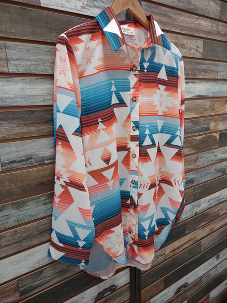 The Talk It Out Aztec Cardigan Top