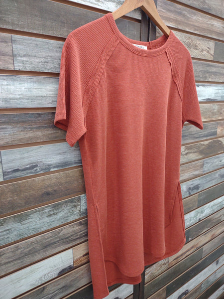 The Waffle Ways Rust Top