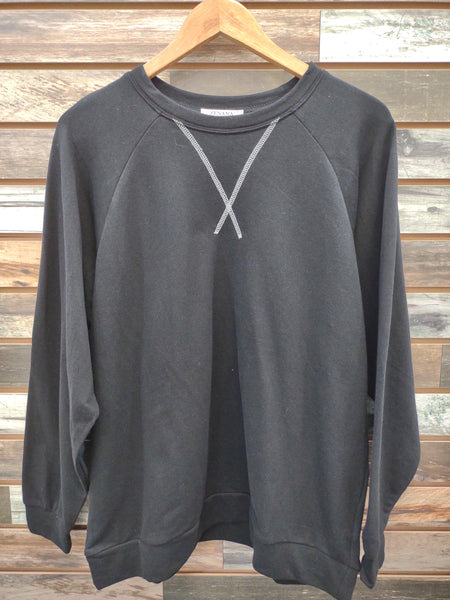 The Never There Black Sweatshirt