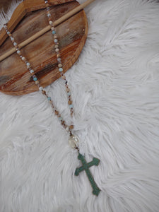 The Earthy Light Cross Necklace