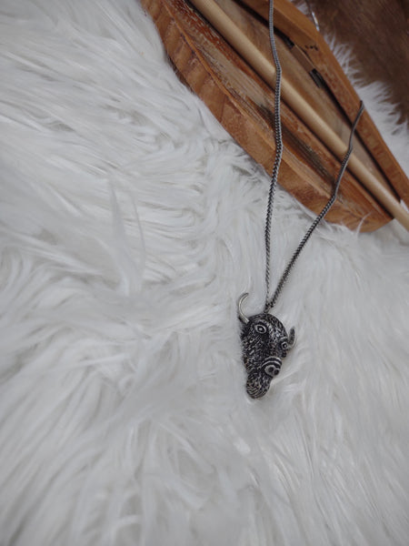 The Buffalo Head Necklace