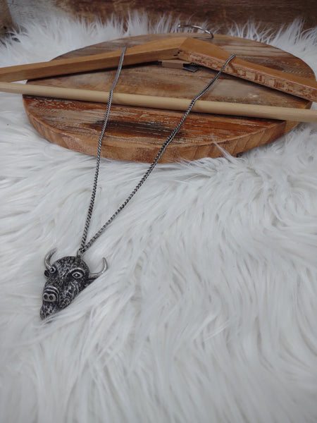 The Buffalo Head Necklace