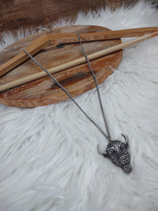 The Buffalo Head Necklace