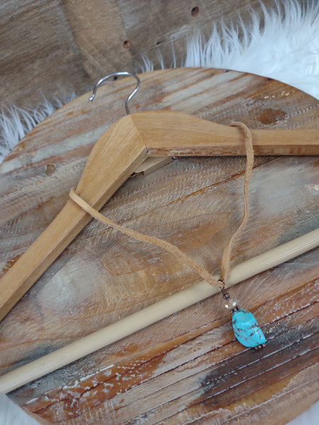 The Simplest Strand Turquoise Necklace