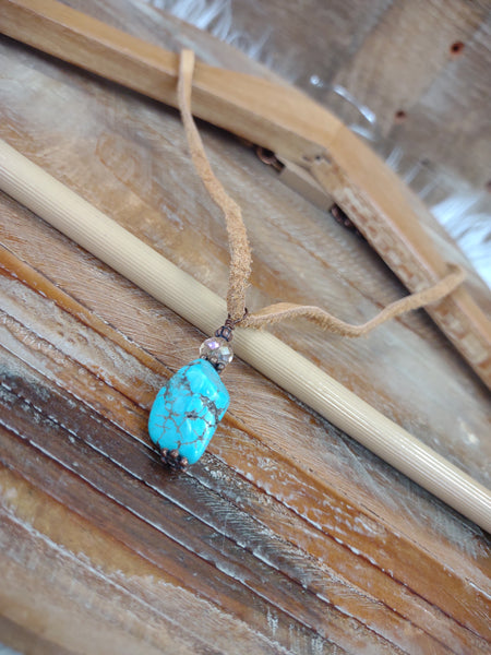 The Simplest Strand Turquoise Necklace