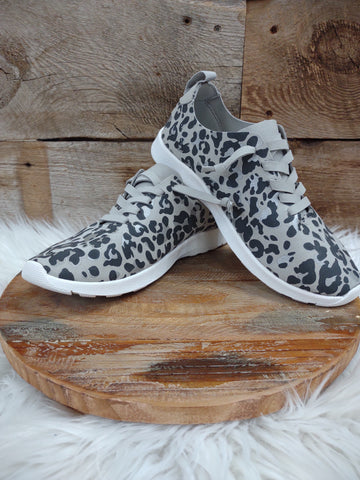 The Grey Leopard Sneakers