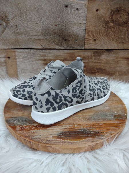 The Grey Leopard Sneakers