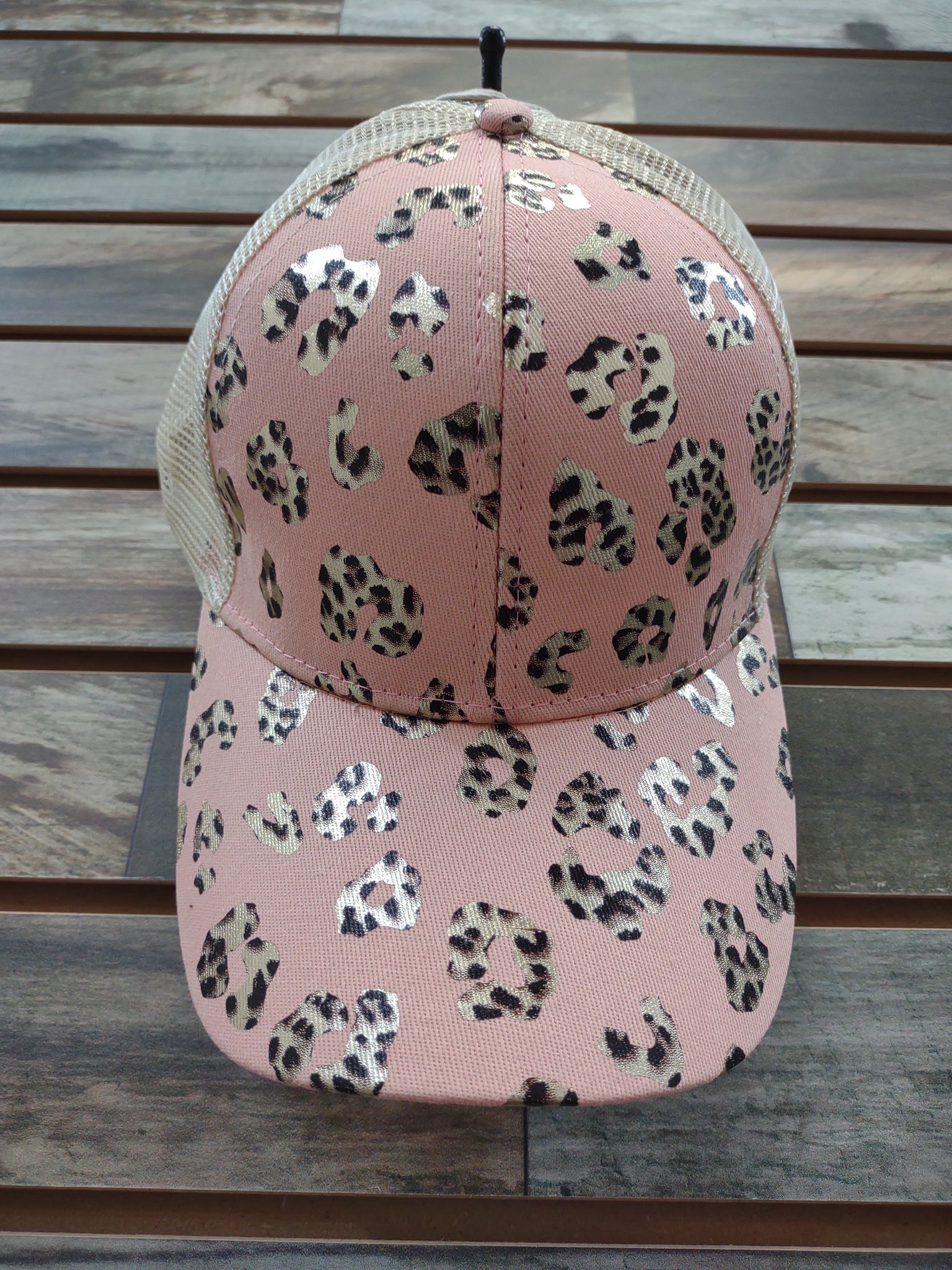 The Pink Leopard Cap
