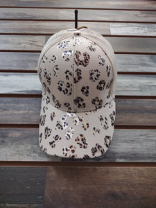 The Tan Leopard Cap