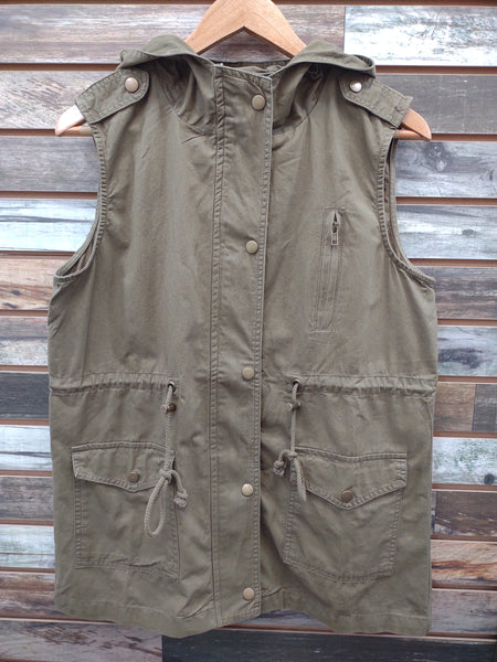 The Favorite Dusty Olive Vest