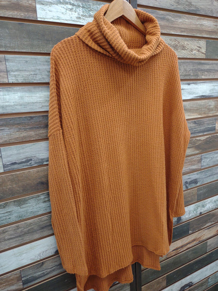 The We Will See Almond Sweater Top