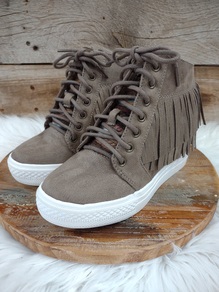 The Perfect Fringe Taupe Shoes
